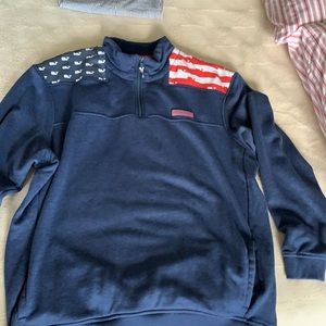 Vineyard vines 1/4 zip Americana